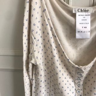 クロエ(Chloe)の最終価格💓choleクロエヘンリーネックー花柄カットソーeditforlulu(カットソー(長袖/七分))