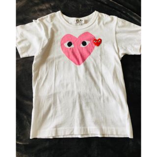 コムデギャルソン(COMME des GARCONS)の【期間限定★割引中！】プレイコムデギャルソン★ピンクビッグハートTシャツ (Tシャツ(半袖/袖なし))