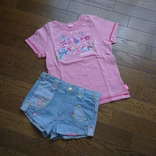 メゾピアノ(mezzo piano)のメゾピアノ Tシャツ&ホットパンツ mezzo piano(その他)