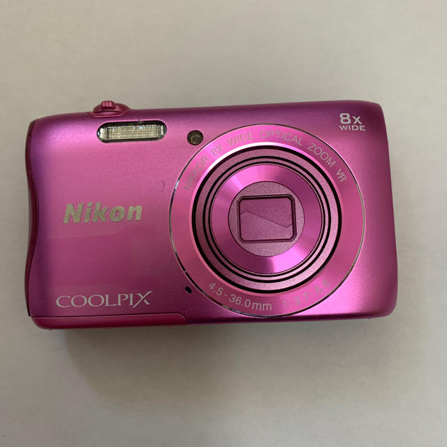 Nikon(ニコン)のNikon デジタルカメラ COOLPIX S3700 ピンク S3700PK スマホ/家電/カメラのカメラ(コンパクトデジタルカメラ)の商品写真