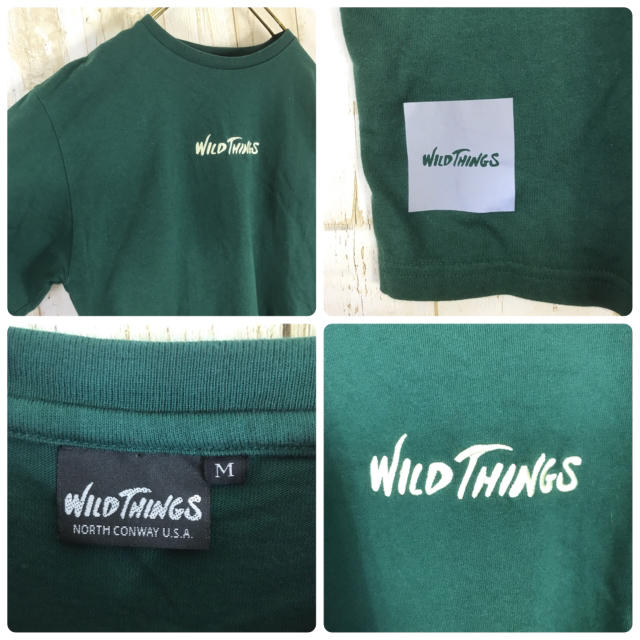 WILDTHINGS(ワイルドシングス)のWILD THINGS ワイルドシングス Tシャツ カットソー 刺繍ロゴ メンズのトップス(Tシャツ/カットソー(半袖/袖なし))の商品写真