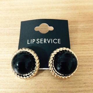 リップサービス(LIP SERVICE)のピアス【LIP SERVICE】黒(ピアス)