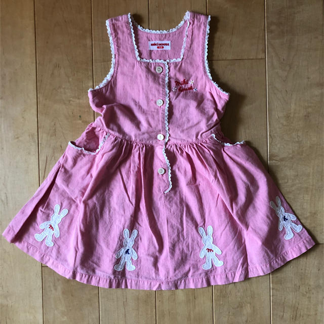 mikihouse(ミキハウス)のミキハウス ワンピ キッズ/ベビー/マタニティのキッズ服女の子用(90cm~)(ワンピース)の商品写真