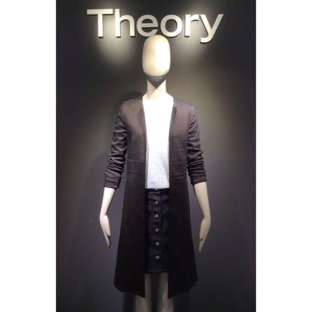 theory(セオリー)のTheory リネンコート レディースのジャケット/アウター(ノーカラージャケット)の商品写真