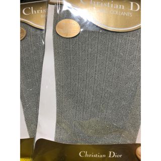 クリスチャンディオール(Christian Dior)のDior❤️ラメ入りストッキング×2足(タイツ/ストッキング)