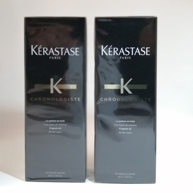 KERASTASE(ケラスターゼ)の【新品×2個】ケラスターゼ ユイル クロノロジスト 120ml 2本セット コスメ/美容のヘアケア/スタイリング(トリートメント)の商品写真