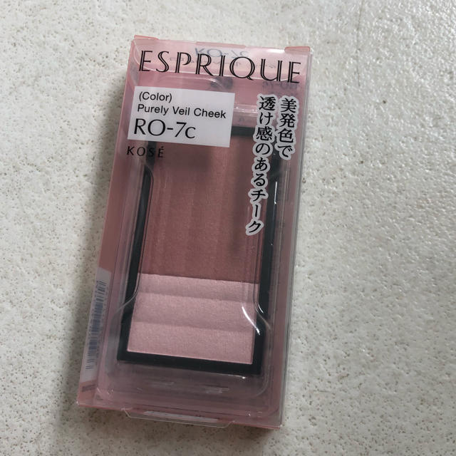 ESPRIQUE(エスプリーク)のエスプリーク　ピュアリーベールチーク　RO-7c 新品 け コスメ/美容のベースメイク/化粧品(チーク)の商品写真