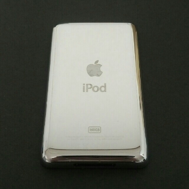 Apple(アップル)のiPod classic ブラック 160GB MC297J スマホ/家電/カメラのオーディオ機器(ポータブルプレーヤー)の商品写真