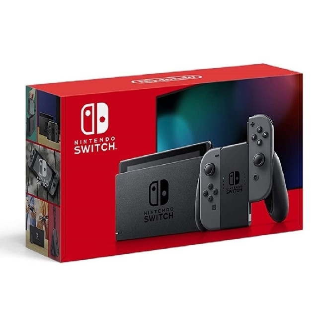 Nintendo Switch - 新品 匿名配送 新型 Nintendo Switch 本体 グレー 黒の通販 by k｜ニンテンドー