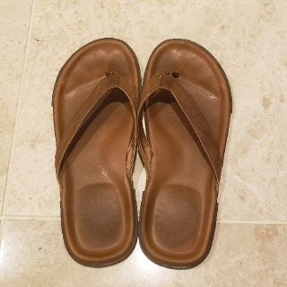 アグ(UGG)の革 サンダル ブラウン UGG 25.5cmくらい(サンダル)