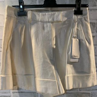 スリーワンフィリップリム(3.1 Phillip Lim)のmoni様専用　未使用　フィリップリム  ハイウェスト　リネン　ショートパンツ(ショートパンツ)