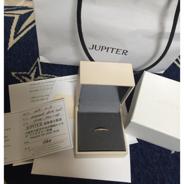 jupiter GOLD LABEL(ジュピターゴールドレーベル)のjupiter ダイアモンドダストリング レディースのアクセサリー(リング(指輪))の商品写真