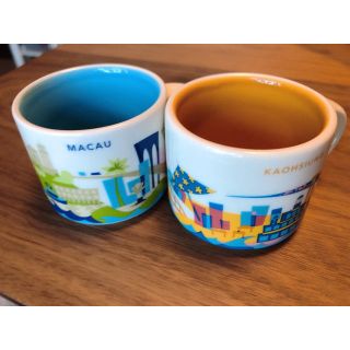 スターバックスコーヒー(Starbucks Coffee)のスタバ　ミニマグ　未使用　2つセット　本日限定お値下げ(グラス/カップ)