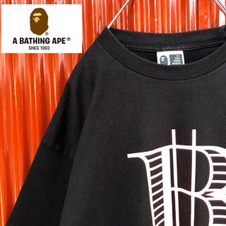 アベイシングエイプ(A BATHING APE)の☆美品☆アベイシングエイプ☆両面プリント☆半袖カットソー☆日本製(Tシャツ/カットソー(半袖/袖なし))