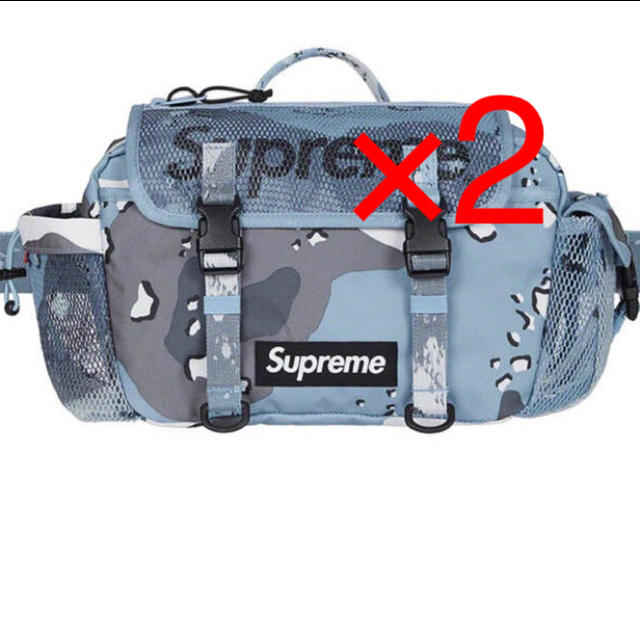 Supreme(シュプリーム)の2個セット supreme waist bag camo メンズのバッグ(ウエストポーチ)の商品写真