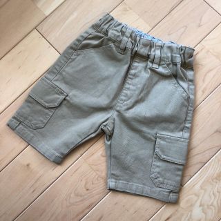 ムジルシリョウヒン(MUJI (無印良品))の【美品】ハーフパンツ　カーゴパンツ　無印　80cm(パンツ)