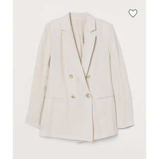 エイチアンドエム(H&M)の【新品未使用タグ付き】H&M ダブルブレストジャケット　34(テーラードジャケット)