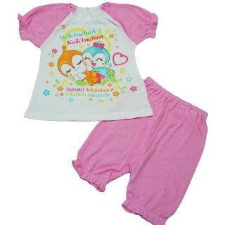 アンパンマン(アンパンマン)のココ様専用　90cm　アンパンマン　おやすみ半袖パジャマ　ピンク(パジャマ)