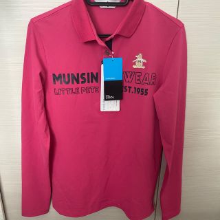 マンシングウェア(Munsingwear)のマンシングウェア　レディース長袖ポロシャツ　UVカット(ウエア)