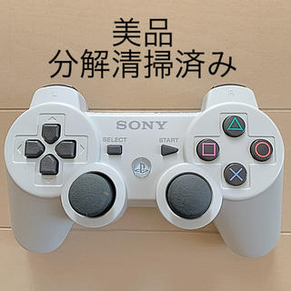 プレイステーション3(PlayStation3)の美品 SONY PS3 純正 コントローラー DUALSHOCK3 グレー(家庭用ゲーム機本体)