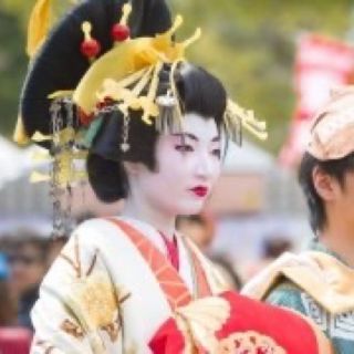 ウイッグ職人が受注製作する本格花魁髷(横兵庫)サイズ、カラーオーダー可能、