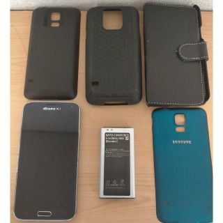 ギャラクシー(Galaxy)のGALAXY S5 SC-04F ブラック ギャラクシーS5 オマケ多数(スマートフォン本体)