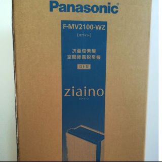 パナソニック(Panasonic)の新品未使用 Panasonic ジアイーノ F-MV2100-WZ 12畳 (空気清浄器)