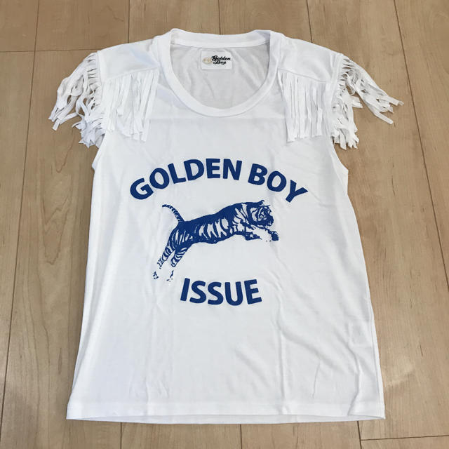 RODEO CROWNS(ロデオクラウンズ)のGolden Boy ゴールデンボーイ　フリンジ　タンクトップ レディースのトップス(タンクトップ)の商品写真