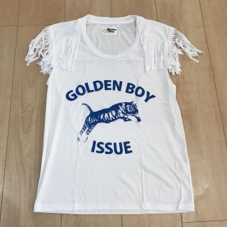 ロデオクラウンズ(RODEO CROWNS)のGolden Boy ゴールデンボーイ　フリンジ　タンクトップ(タンクトップ)