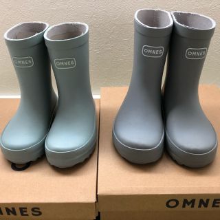 OMNES レインブーツ　キッズ　長靴　15cm16cmセット(長靴/レインシューズ)