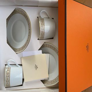 エルメス(Hermes)のエルメスシェーヌダンクル　カップソーサー(食器)