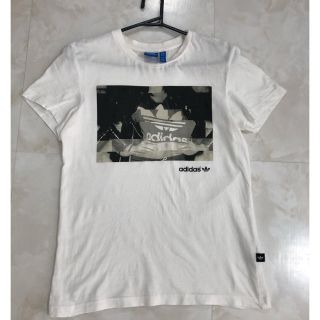 アディダス(adidas)のadidas originals フォトプリントTシャツ ホワイト(Tシャツ(半袖/袖なし))