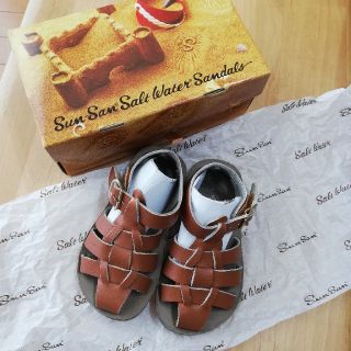 コドモビームス(こども ビームス)のSALT WATER SANDALS  TAN 6  BEAMS(サンダル)