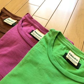 ランドリー(LAUNDRY)の【特価】Laundry 左袖ワンポイントロゴ 無地 Tシャツ セット(Tシャツ/カットソー(半袖/袖なし))