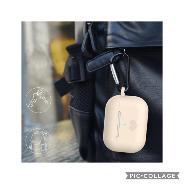 Airpods Pro ケース　シリコンケース　エアーポッズ　プロ　カバー スマホ/家電/カメラのオーディオ機器(ヘッドフォン/イヤフォン)の商品写真