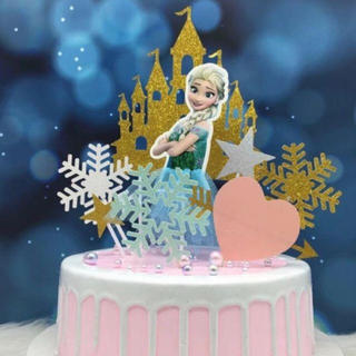ディズニー(Disney)のケーキトッパー　プリンセス  E エルサ　バースデー　ケーキ　パーティー　(その他)