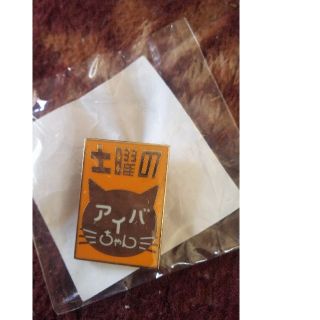 アラシ(嵐)の非売品！土曜のアイバ！ピンバッジ。嵐(アイドルグッズ)