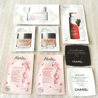 クラランス(CLARINS)のクラランス シャネル クリニーク メルヴィータ サンプル 8点まとめ(サンプル/トライアルキット)