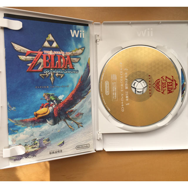 Wii(ウィー)のwii ゼルダの伝説 スカイウォードソード スペシャルCD付き エンタメ/ホビーのゲームソフト/ゲーム機本体(家庭用ゲームソフト)の商品写真