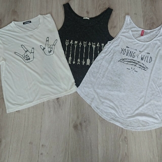 エイチアンドエム(H&M)のアナップ、H&M、GU Tシャツセット(Tシャツ(半袖/袖なし))