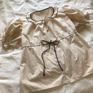 ロキエ(Lochie)のvintage puff sleeve shirt(シャツ/ブラウス(半袖/袖なし))