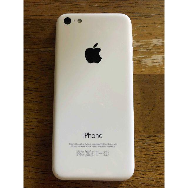 Apple(アップル)のiPhone5c ホワイト 32GB Docomo スマホ/家電/カメラのスマートフォン/携帯電話(スマートフォン本体)の商品写真