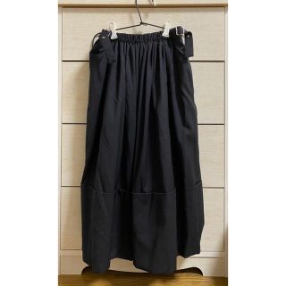 コムデギャルソン(COMME des GARCONS)のサイドベルトギャザースカート(ひざ丈スカート)