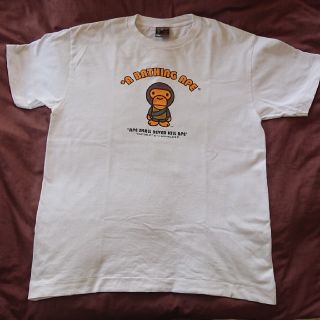 アベイシングエイプ(A BATHING APE)のApe ア ベイシイング エイプ 2000年前後製マイロ TシャツXＬ(Tシャツ/カットソー(半袖/袖なし))