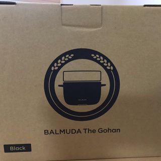 バルミューダ(BALMUDA)のBALMUDA The Gohan ブラック(炊飯器)