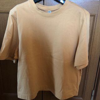 ユニクロ(UNIQLO)のTシャツ(オレンジ)(Tシャツ(半袖/袖なし))