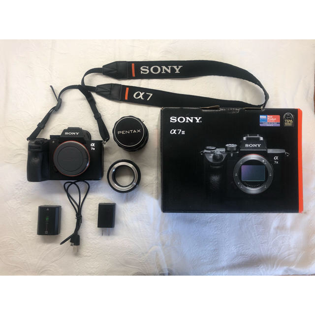 ミラーレス一眼SONY α7Ⅲ (ILCE-7M3)美品 Super Takumarf1.4