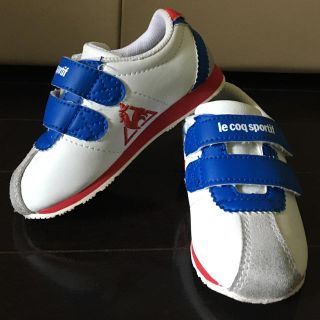 ルコックスポルティフ(le coq sportif)の【美品】ルコック　ベビースニーカー　14cm(スニーカー)