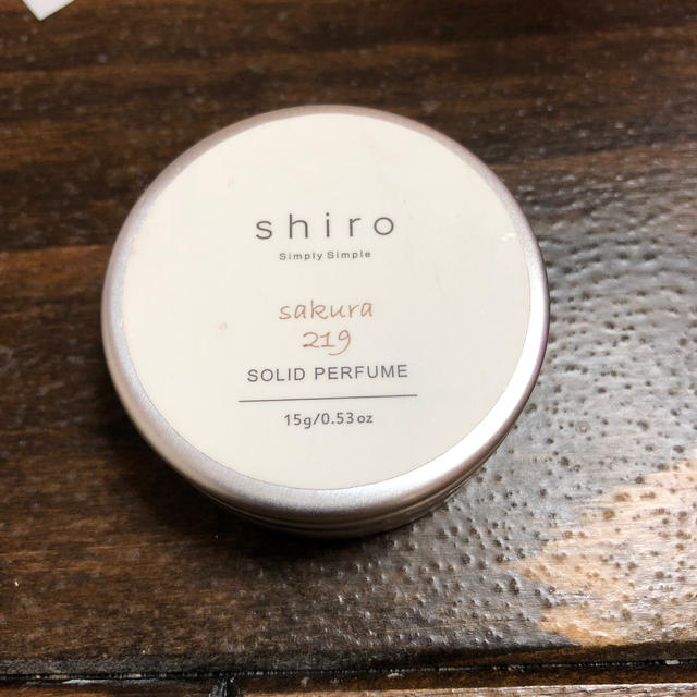 shiro - shiro さくら219 練り香水 15gの通販 by コブちゃん♪'プロフ必読おねがいします！｜シロならラクマ