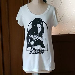 ヒステリックグラマー(HYSTERIC GLAMOUR)のヒステリックグラマー 女の子柄 DIRTY WHITE Tシャツ 新品(Tシャツ(半袖/袖なし))